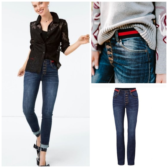 CAbi Denim - Cabi Button Fly Skinny jeans size 6